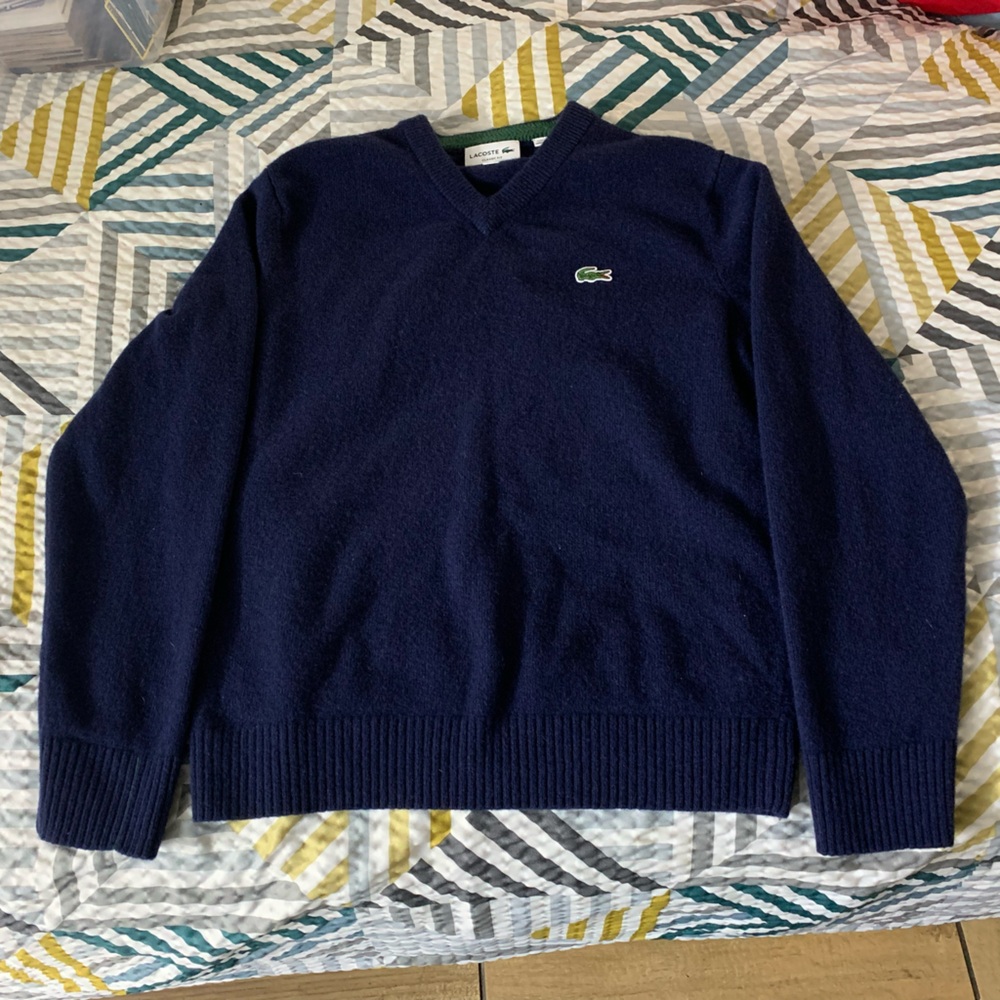 Lacoste blue sweater